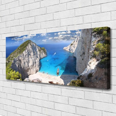 Quadro canvas Paisagem da Praia da Montanha da Baía