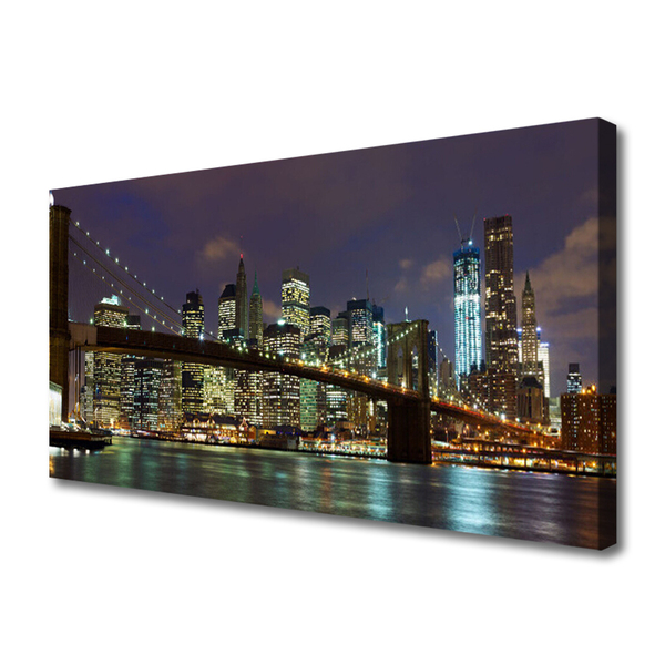 Quadro em tela Arquitetura da Ponte da Cidade