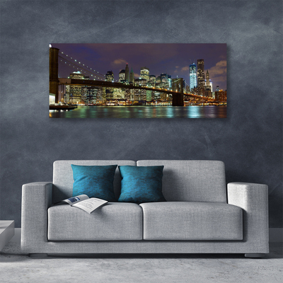 Quadro em tela Arquitetura da Ponte da Cidade