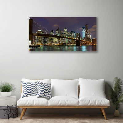 Quadro em tela Arquitetura da Ponte da Cidade