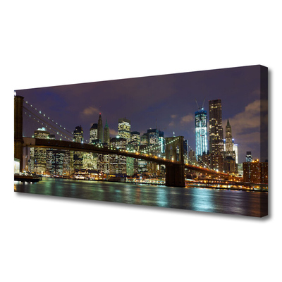 Quadro em tela Arquitetura da Ponte da Cidade