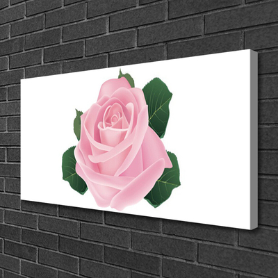 Quadro em tela Rosa Flor Planta Natureza