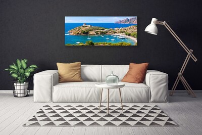 Quadro canvas Paisagem da Praia da Montanha da Baía