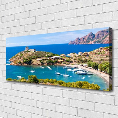 Quadro canvas Paisagem da Praia da Montanha da Baía