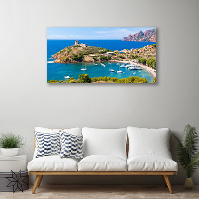 Quadro canvas Paisagem da Praia da Montanha da Baía