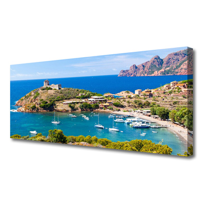 Quadro canvas Paisagem da Praia da Montanha da Baía