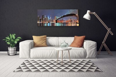 Quadro em tela Arquitetura da Ponte da Cidade
