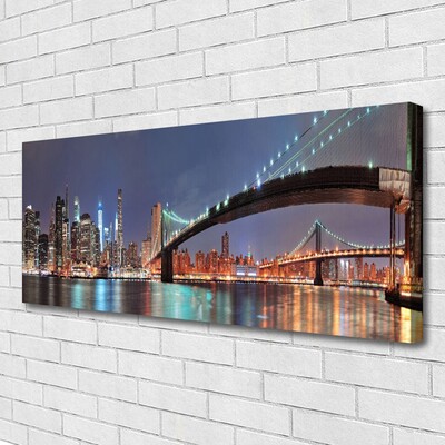 Quadro em tela Arquitetura da Ponte da Cidade