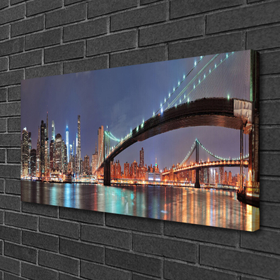 Quadro em tela Arquitetura da Ponte da Cidade