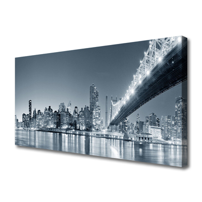 Quadro canvas Arquitetura da Ponte da Cidade