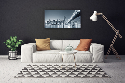 Quadro canvas Arquitetura da Ponte da Cidade