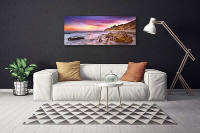 Quadro canvas Paisagem de Pedras do Mar