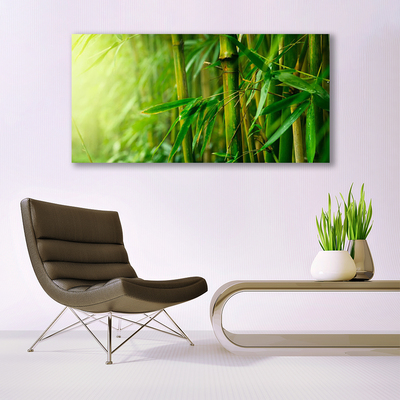 Quadro em tela Planta de caule de bambu