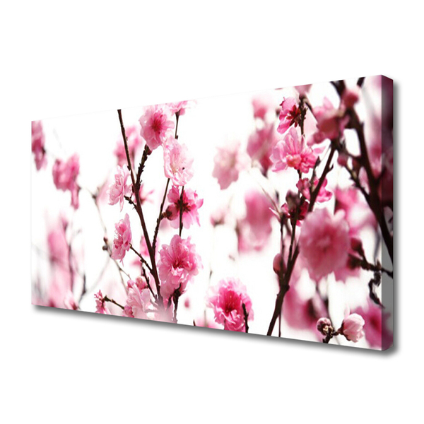 Quadro canvas Ramos Flores Planta