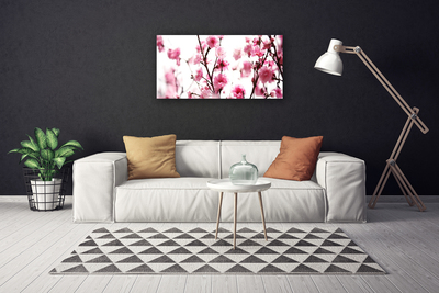 Quadro canvas Ramos Flores Planta