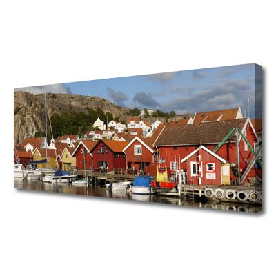 Quadro em tela Paisagem da cidade