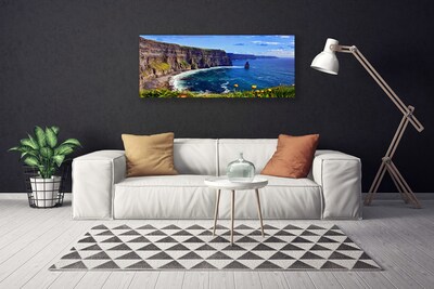 Quadro em tela Paisagem marinha de Bay Rocks