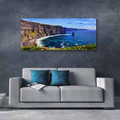 Quadro em tela Paisagem marinha de Bay Rocks