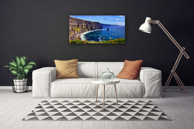 Quadro em tela Paisagem marinha de Bay Rocks