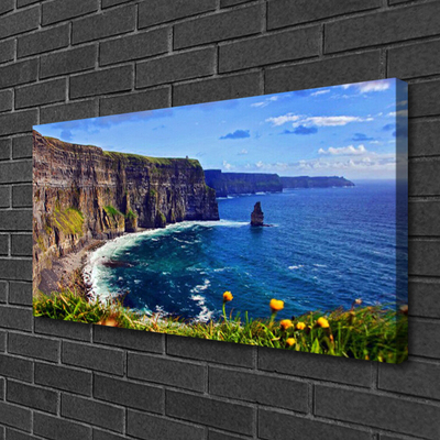 Quadro em tela Paisagem marinha de Bay Rocks