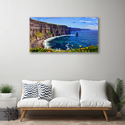 Quadro em tela Paisagem marinha de Bay Rocks