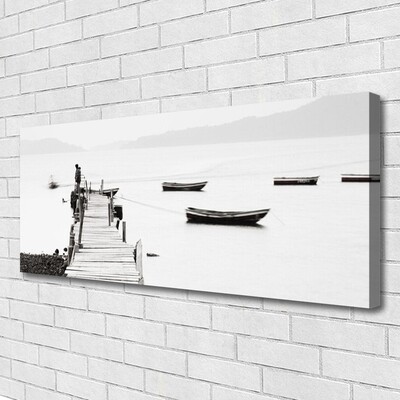 Quadro canvas Arquitetura de ponte para barcos