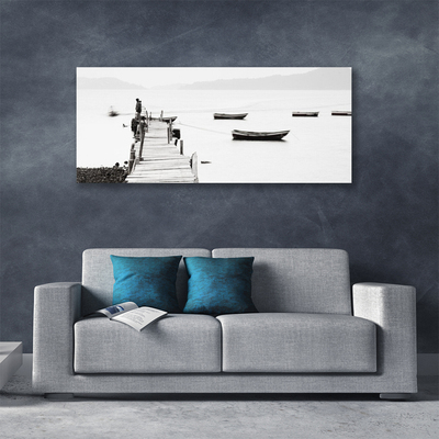 Quadro canvas Arquitetura de ponte para barcos