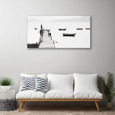 Quadro canvas Arquitetura de ponte para barcos