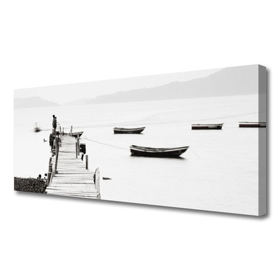 Quadro canvas Arquitetura de ponte para barcos