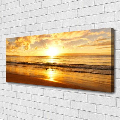 Quadro canvas Paisagem do Mar e do Sol