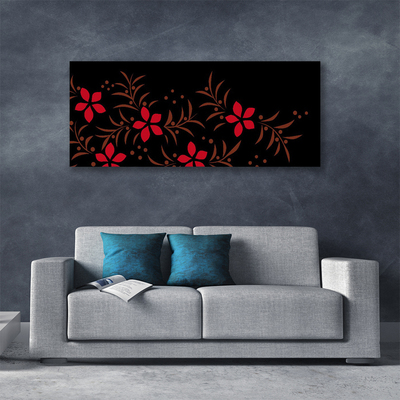 Quadro em tela Flores Plantas Natureza Arte