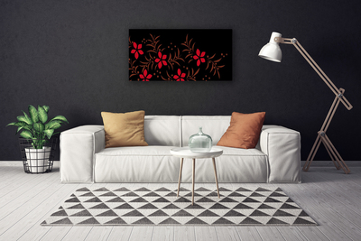 Quadro em tela Flores Plantas Natureza Arte