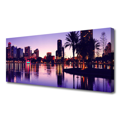 Quadro em tela Casas da Cidade