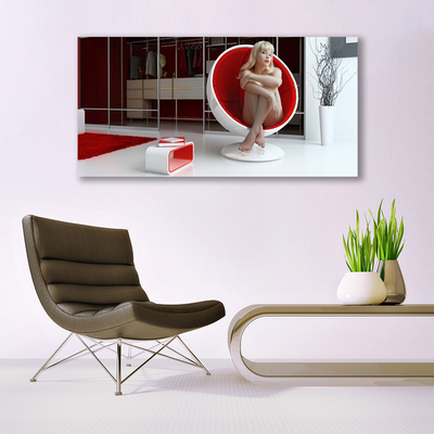 Quadro em tela Quarto da Mulher Nua