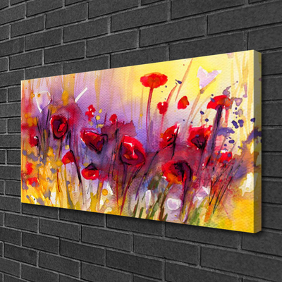 Quadro em tela Flores Plantas Natureza Arte