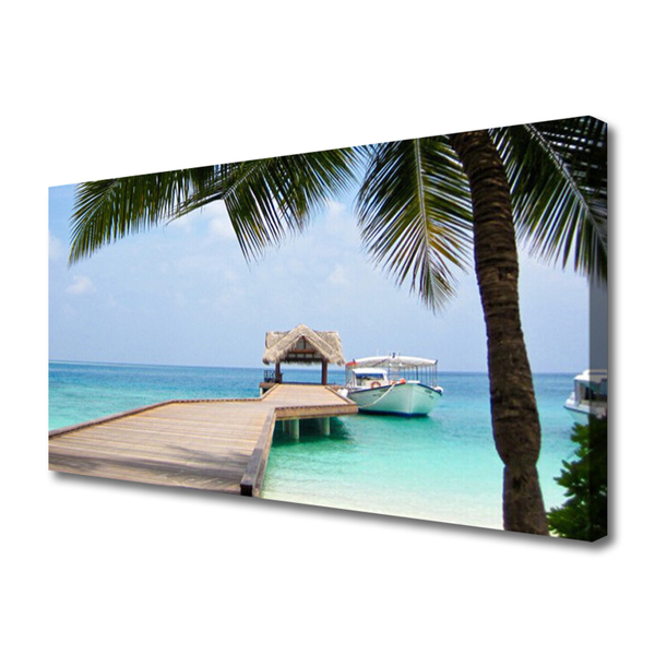 Quadro em tela Arquitetura da Ponte Marítima