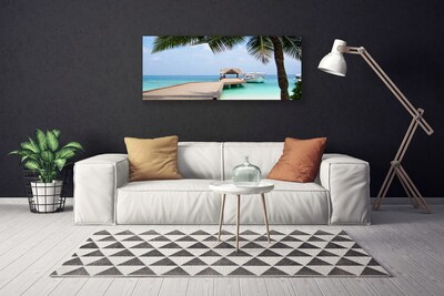 Quadro em tela Arquitetura da Ponte Marítima