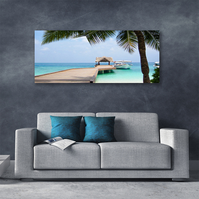 Quadro em tela Arquitetura da Ponte Marítima