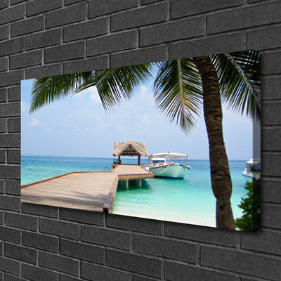 Quadro em tela Arquitetura da Ponte Marítima