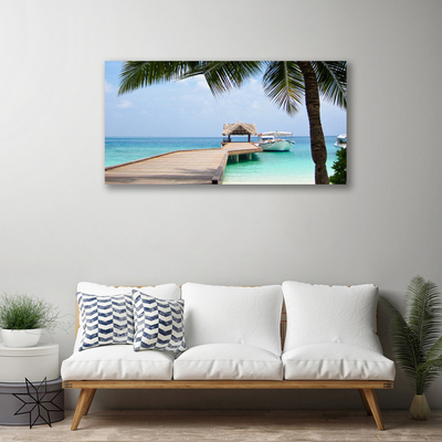 Quadro em tela Arquitetura da Ponte Marítima