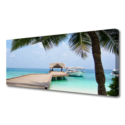 Quadro em tela Arquitetura da Ponte Marítima