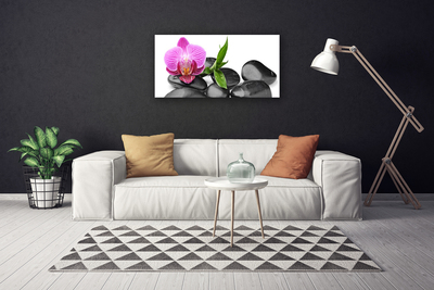 Quadro em tela Arte em Pedras de Flores