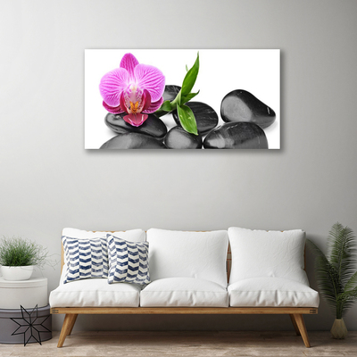 Quadro em tela Arte em Pedras de Flores
