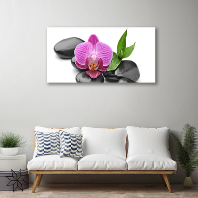 Quadro em tela Arte em Pedras de Flores