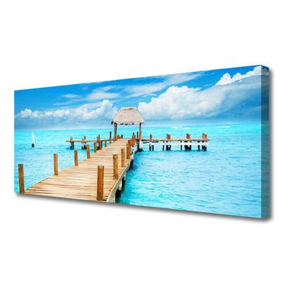 Quadro canvas Arquitetura da Ponte Marítima