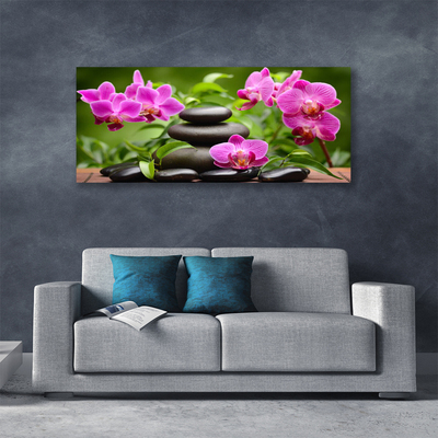 Quadro canvas Arte em Pedras de Flores
