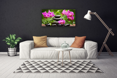 Quadro canvas Arte em Pedras de Flores