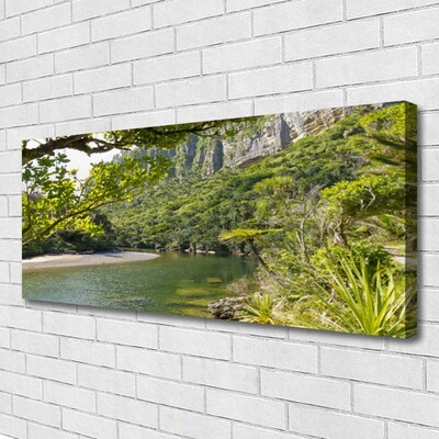 Quadro em tela Lago Natura
