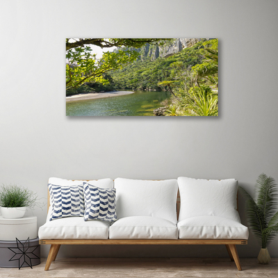Quadro em tela Lago Natura