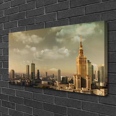 Quadro em tela Casas da Cidade